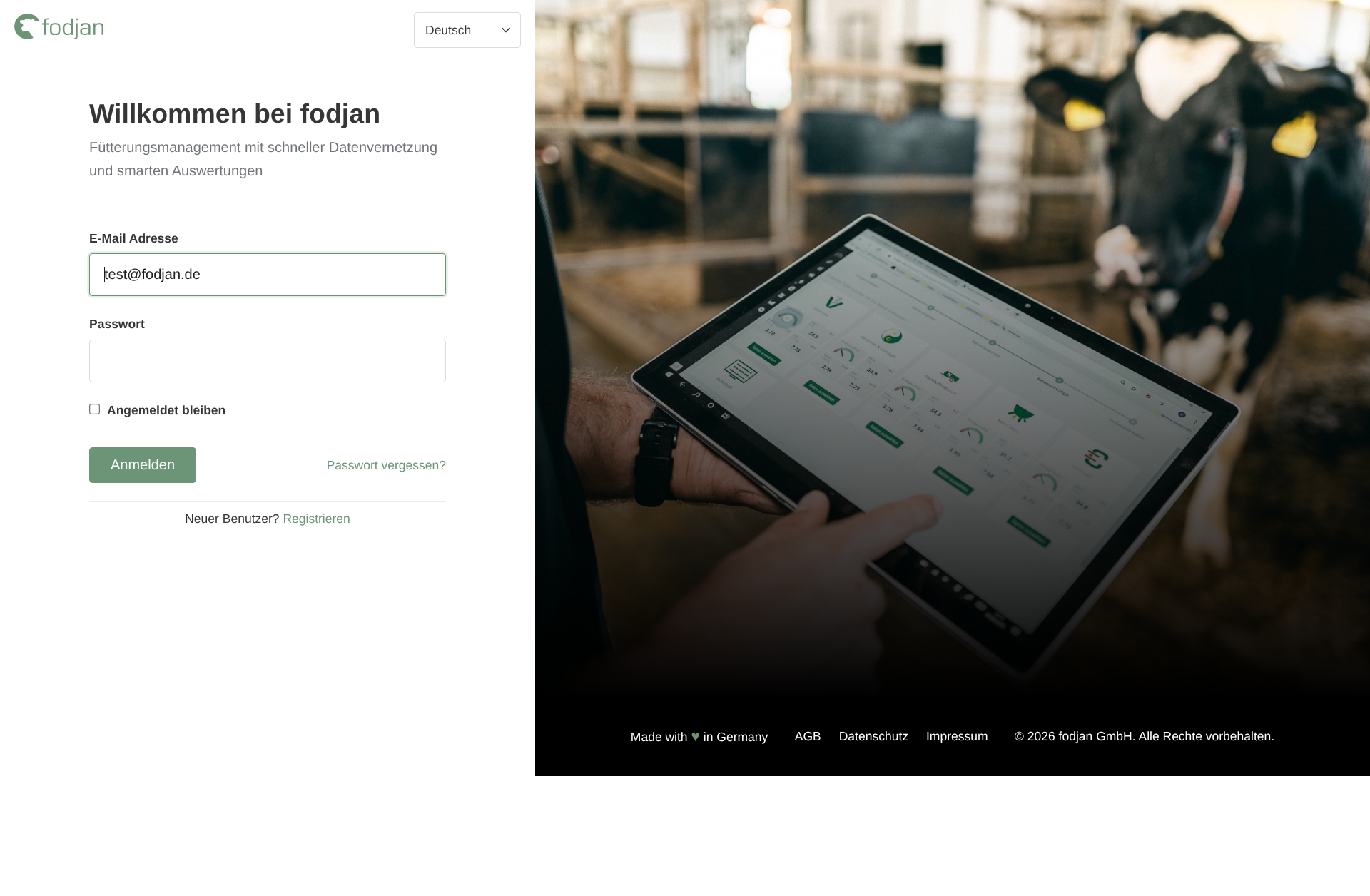 Forwarding to the matching login form for already migrated fodjan users